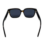 Dior Sunglasses Signature Square Tortoiseshell Logo Brown Blue Eyewear — view 4