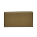 Hermes Citizen Twill Long Brown Silver Wallet Bifold