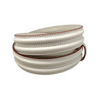 Louis Vuitton Belt Ceinture Pandora Leather Logo Buckle White Beige Gold — view 2