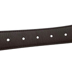 Louis Vuitton Belt Ceinture Carre Damier Ebene Logo Buckle Gold — view 7