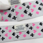 Hermes Twilly Jude Cult Playing Card Pattern Gray Black Pink Multicolor — view 9