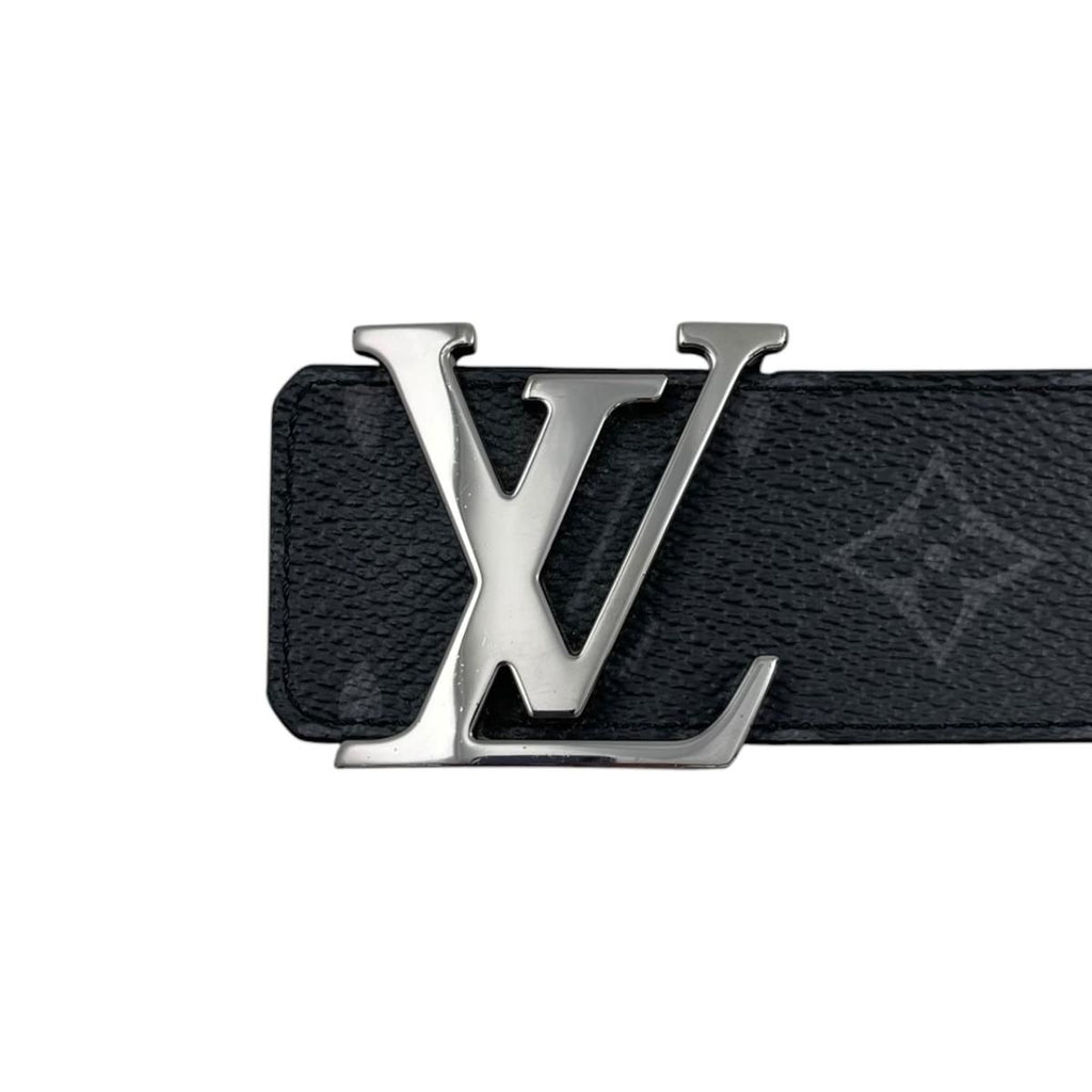 Louis Vuitton Belt LV Initial 40 mm Reversible Monogram Eclipse Black — view 3