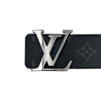 Louis Vuitton Belt LV Initial 40 mm Reversible Monogram Eclipse Black — view 3