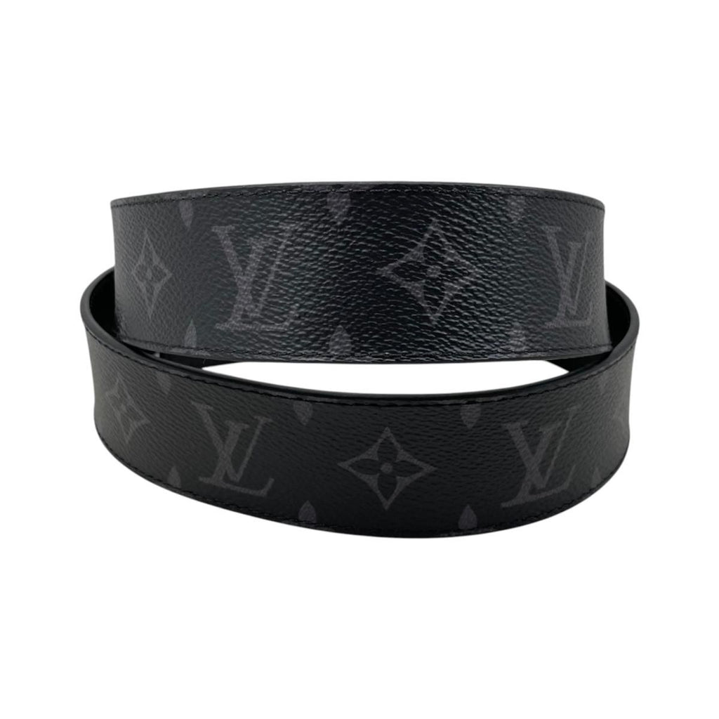 Louis Vuitton Belt LV Initial 40 mm Reversible Monogram Eclipse Black — view 2