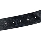 Louis Vuitton Belt LV Initial 40 mm Reversible Monogram Eclipse Black — view 6