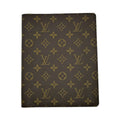 Louis Vuitton Agenda Bureau Monogram Brown Leather Notebook Cover