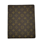 Louis Vuitton Agenda Bureau Monogram Brown Leather Notebook Cover