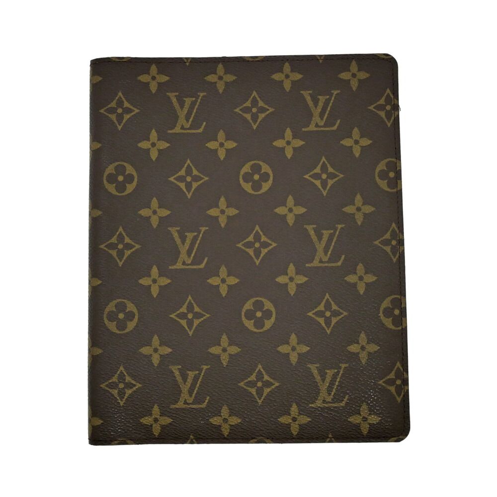Louis Vuitton Agenda Bureau Monogram Brown Leather Notebook Cover