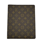 Louis Vuitton Agenda Bureau Monogram Brown Leather Notebook Cover — view 2