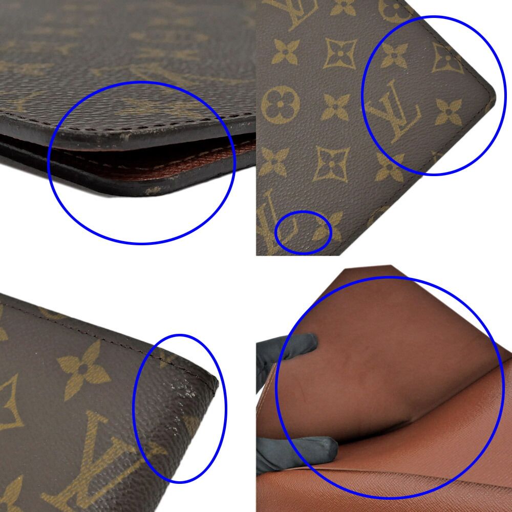 Louis Vuitton Agenda Bureau Monogram Brown Leather Notebook Cover — view 9