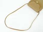 Dior Leather Shoulder Bag Pochette Beige — view 4