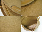 Dior Leather Shoulder Bag Pochette Beige — view 8