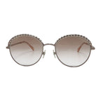Chanel Sunglasses Faux Pearl Metal Pink Gold Eyewear — view 2