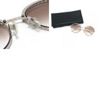 Chanel Sunglasses Faux Pearl Metal Pink Gold Eyewear — view 9