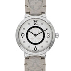 Louis Vuitton Tumble Slim Quartz Diamond Watch Manufacturer Overhauled