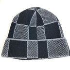 Louis Vuitton Knit Cap Beanie Damier Heritage Wool Black — view 2