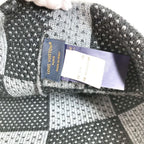 Louis Vuitton Knit Cap Beanie Damier Heritage Wool Black — view 7