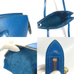 Louis Vuitton Tote Saint Jacques Shopping Epi Leather Toledo Blue — view 8