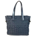 Chanel Shoulder Bag New Travel Line GM Nylon Leather Black