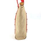 Louis Vuitton Shoulder Bag Cabas MM Canvas Leather Beige — view 3