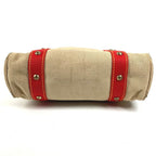 Louis Vuitton Shoulder Bag Cabas MM Canvas Leather Beige — view 5