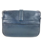 Hermes Shoulder Bag Noumea Leather Navy — view 2