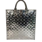 Louis Vuitton Handbag Arjan Leather Silver — view 2