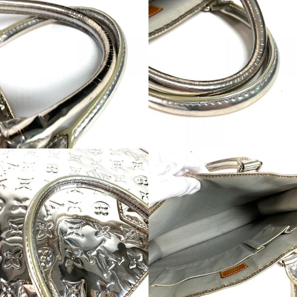 Louis Vuitton Handbag Arjan Leather Silver — view 8