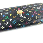 Louis Vuitton Wallet Portefeuille Sarah Monogram Multicolor Canvas Noir Black — view 3