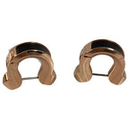 Hermes Earrings Joquette PM Golden Rose Black — view 4
