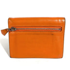 Hermes Bifold Wallet Zip Zack Swift Orange