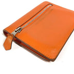 Hermes Bifold Wallet Zip Zack Swift Orange — view 7