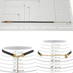 Dior J'adior Logo Choker Necklace 29 35.5 cm Gold — view 7