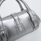 Loewe Senda Bag Handbag Silver — view 5