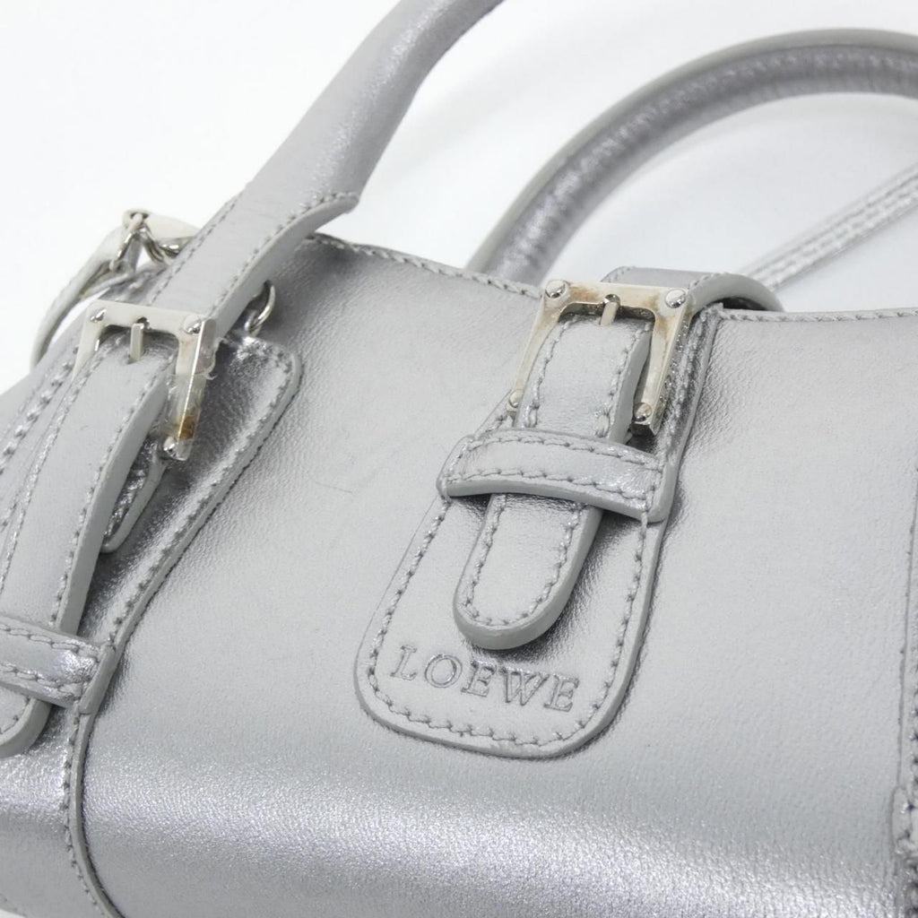 Loewe Senda Bag Handbag Silver — view 4