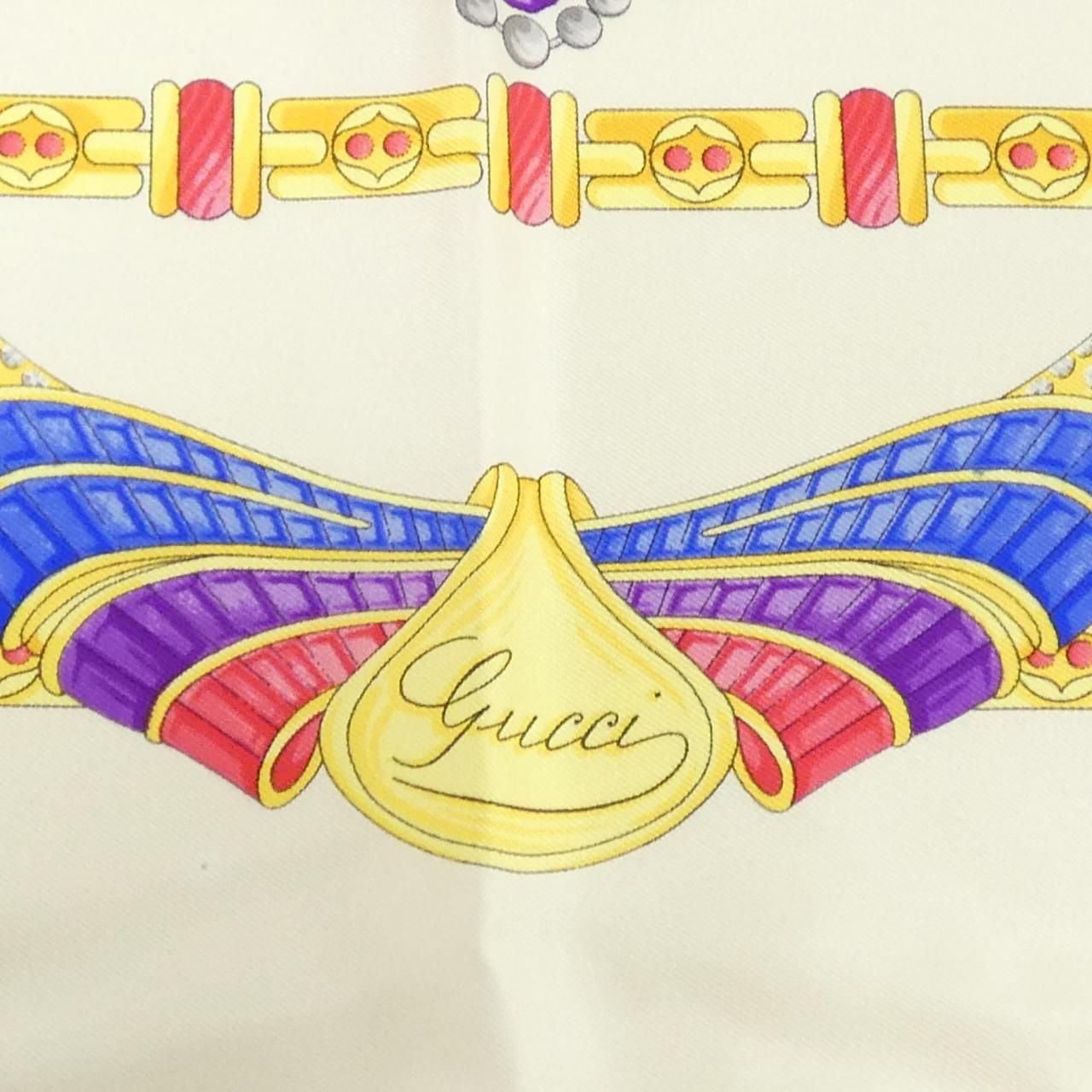 Gucci Vintage Scarf Ivory — view 2