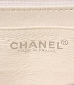 Chanel Chain Shoulder Bag Double Silver Chocolate — view 4