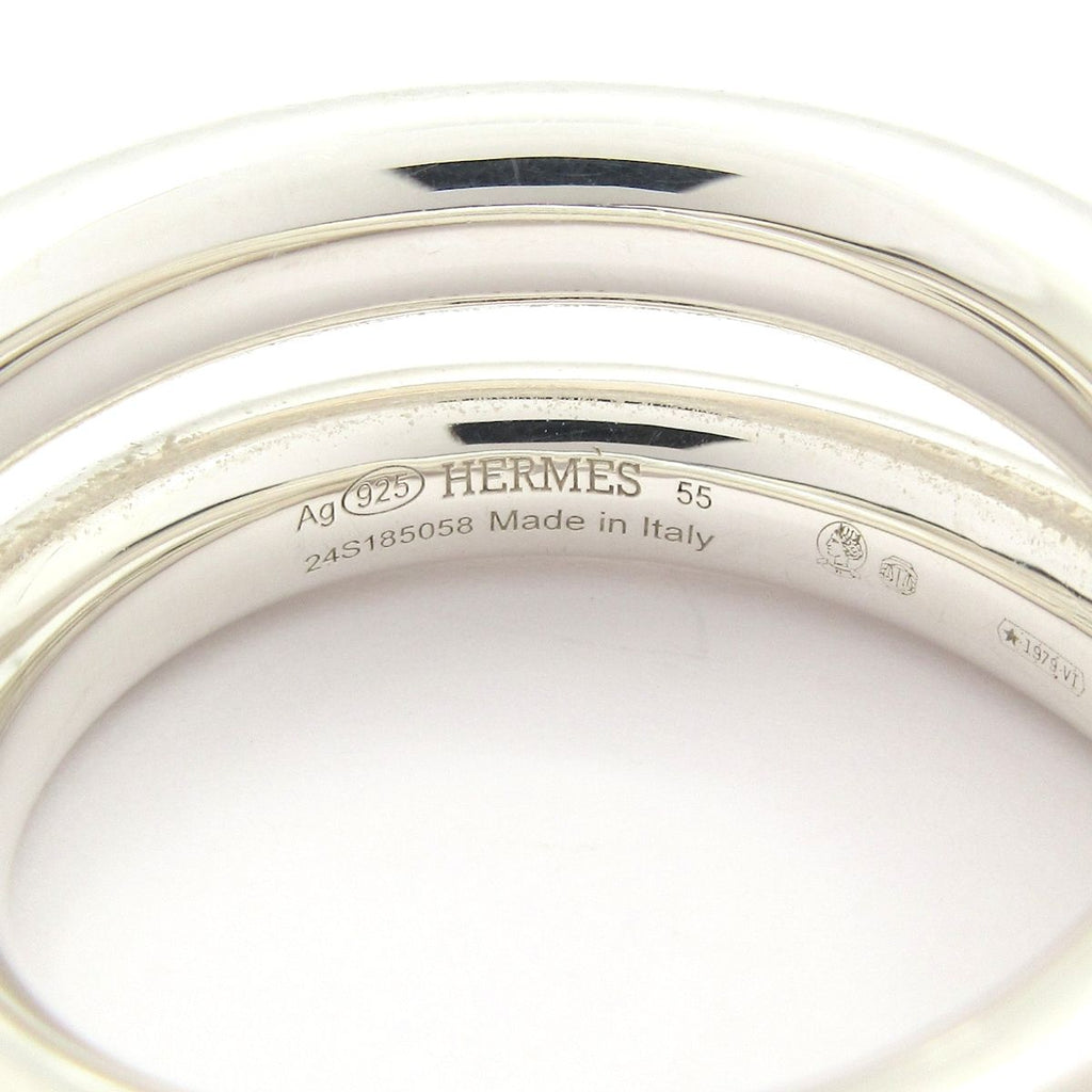 Hermes Ring 55 Vertiges Silver — view 5