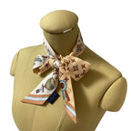 Louis Vuitton Bandeau BB From the Cloud Silk Scarf S Beige Multicolor — view 5