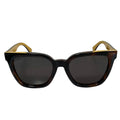 Fendi Sunglasses Acetate Frame S 53 Brown Yellow Eyewear