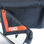 Fendi Kids Monster Star Bugs Travel Bag Baby Pouch Navy — view 5