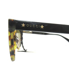 Gucci Prescription Self Frame Roulis Sunglasses 56 Tortoiseshell Color Brown — view 3