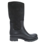 Louis Vuitton Damier Graphite Ha Flava Leather Engineer Boots Rain 7 Black — view 3