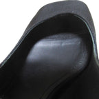 Chanel CC Logo Ankle Strap High Sandals 35c Black — view 7