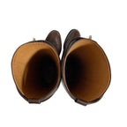 Hermes Kelly Jumping Boots Long 36.5 Brown — view 4