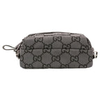 Gucci Econylon GG Polyester Shoulder Bag Gray — view 7