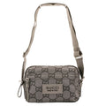 Gucci Econylon GG Polyester Shoulder Bag Gray