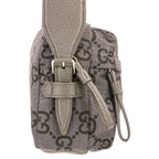 Gucci Econylon GG Polyester Shoulder Bag Gray — view 6