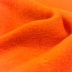 Hermes Cashmere Wool Fringe Large Shawl Scarf Orange — view 3