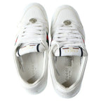 Gucci Screener GG Sherry Line Leather Lace Up Sneakers White — view 4
